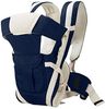 Mochila Porta-Bebê Confortável Azul-Marinho
