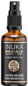 Inuka Óleo de Crescimento Capilar Infundido com Café (COFFEE INFUSED HAIR GROWTH OIL) - 50ml